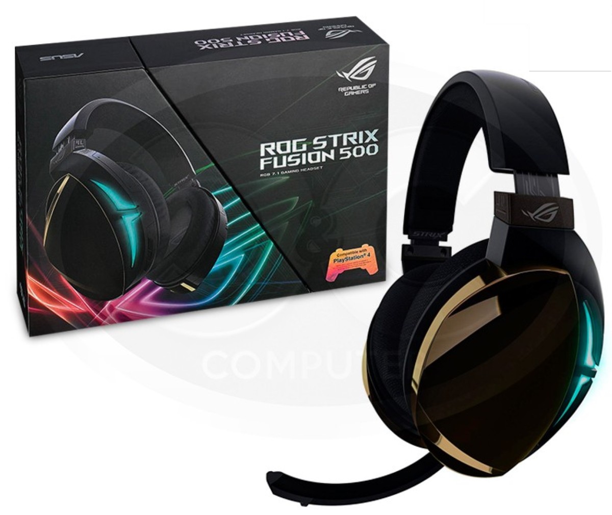 Headset Asus Rog Strix Fusion 500 Virtual 71 Surround Sound V Tech Computer Shop 8437