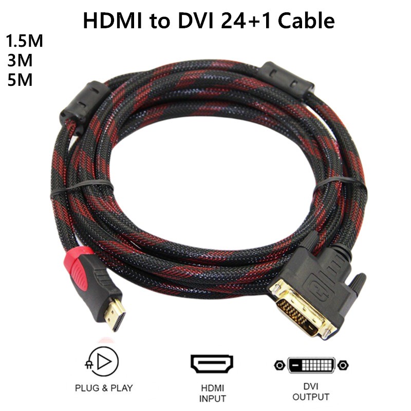 Cable | HDMI To DVI [ 5M ]