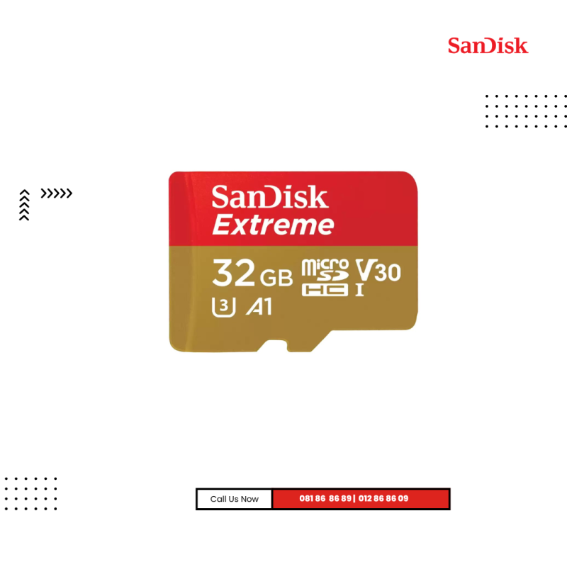 Micro SD Sandisk |  SDSQXAF-032G-GN6MN -Extreme 32GB ( 32GB )