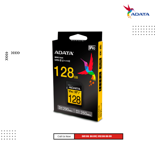 Memory Cards Adata | Premier ONE 128GB SDXC UHS-II U3 Class10 V90- ( 128GB )