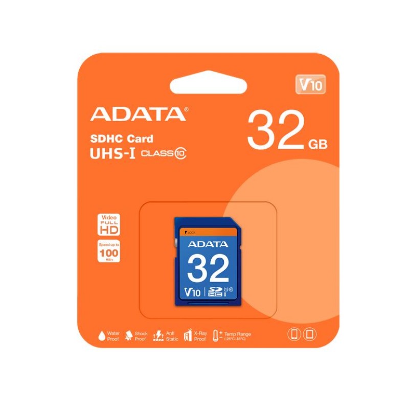 Memory Cards Adata | UHS-I V10 CLASS10 (V10 ) 32GB
