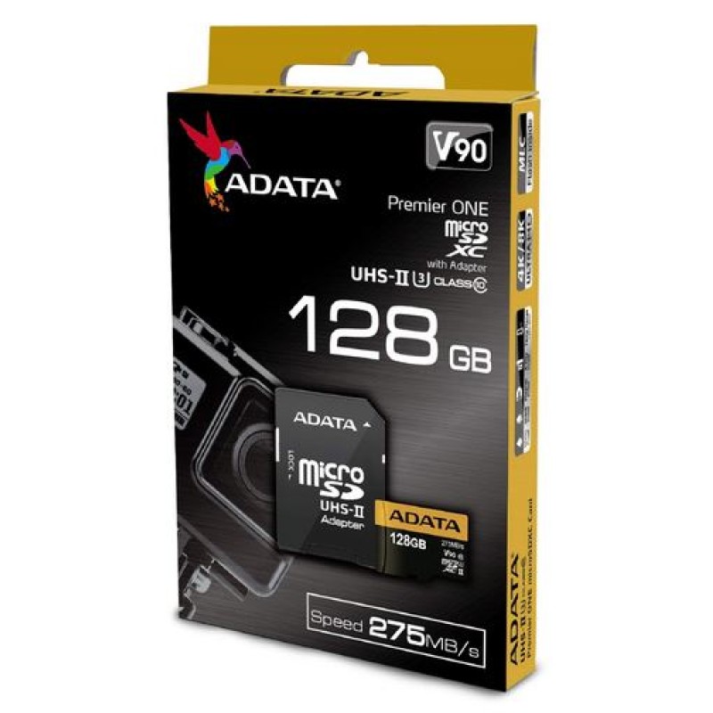 Micro SD ADATA | AUSDX128GUII3CL10-CA1 (V90) ( 128GB )