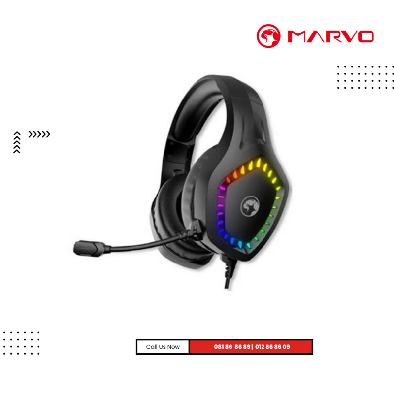 Headset Marvo | H8360 RGB Gaming