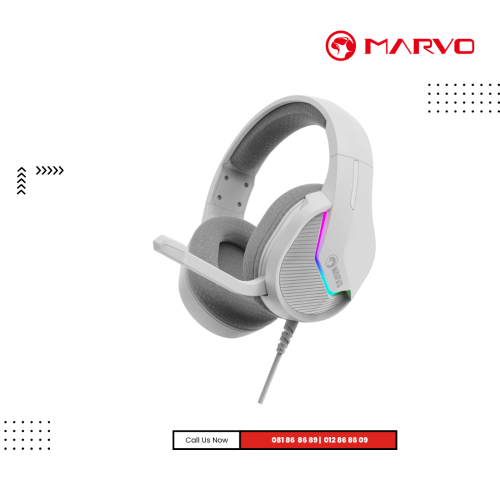 Headset Marvo | H8618WH -Wire  GAMING