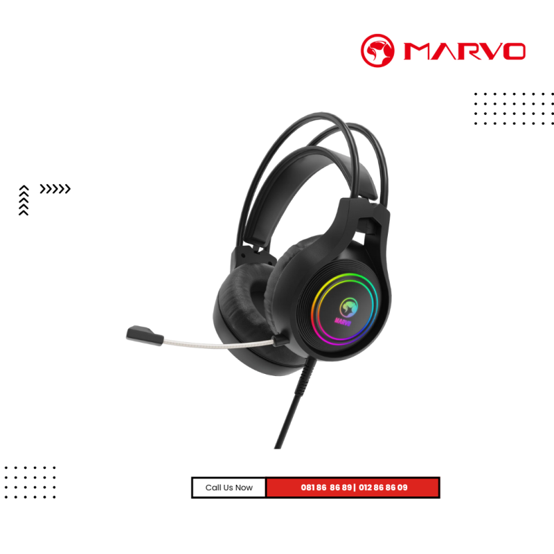 Headset Marvo | HG8921-WIRE GAMING RGB