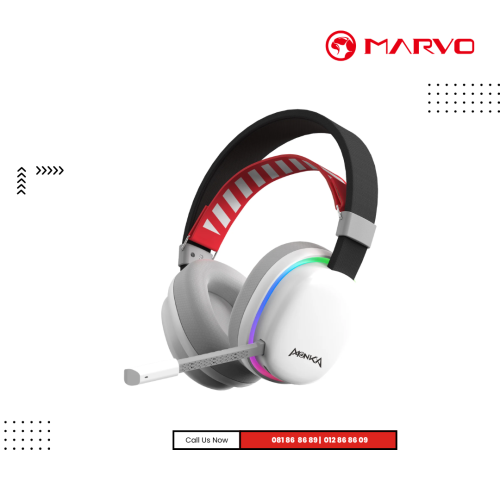 Headset Marvo | HG9069W   RGB Gaming   (Wireless + Blutooth )