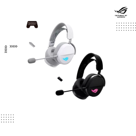 Headset Asus ROG |  PeltaTri-mode RGB A501 ( Wireless + Bluetooth  ) Gaming