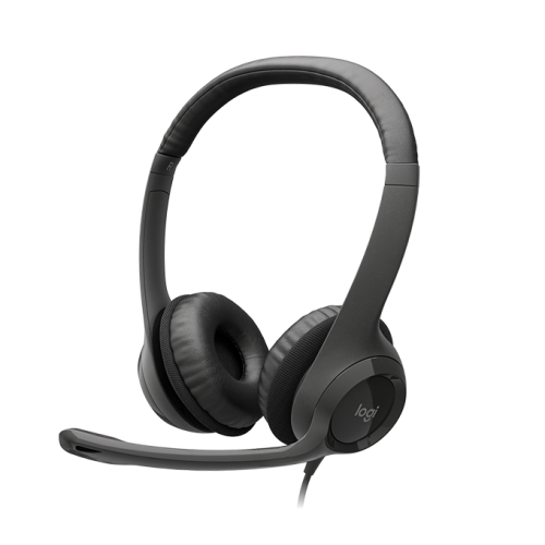 Headsets Logitech |H390 USB Computer Headset - BLACK  - APANZ-122