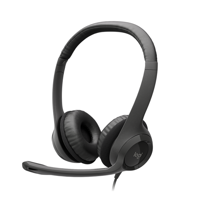 Headsets Logitech |H390 USB Computer Headset - BLACK  - APANZ-122