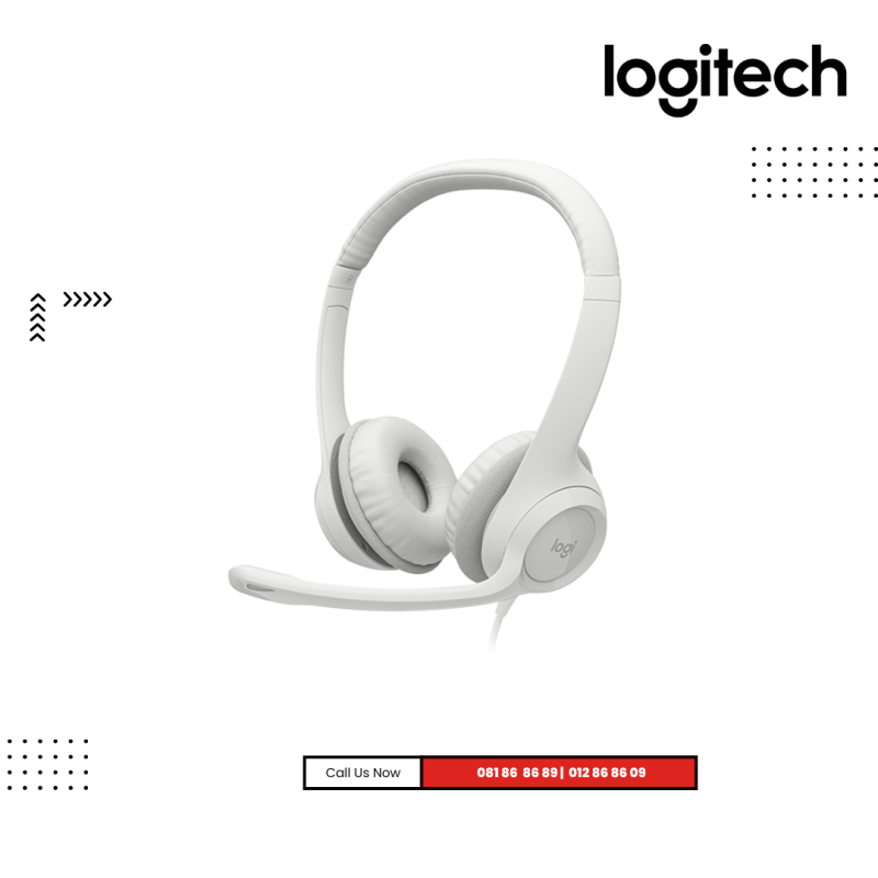 Headsets Logitech | H390 USB Computer Headset - OFF-WHITE - APANZ-122