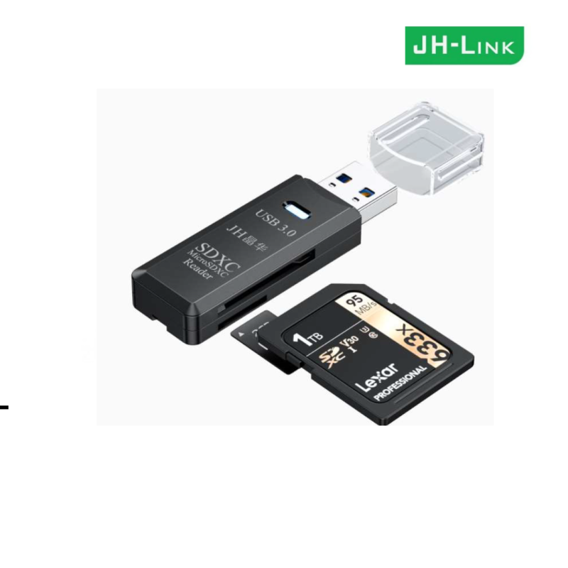 USB​  3.0 2-in-1 Card Reader JH-Link (ID403)