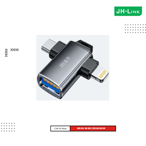 Lightning +Type-C JH-Link 2-in-1 (OTG to USB3.0 (IS370 )
