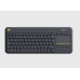 Logitech Keyboard | K400 Plus Touch - Black - ( Wireless )