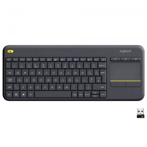 Logitech Keyboard | K400 Plus Touch - Black - ( Wireless )