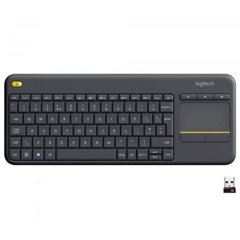 Logitech Keyboard | K400 Plus Touch - Black - ( Wireless )