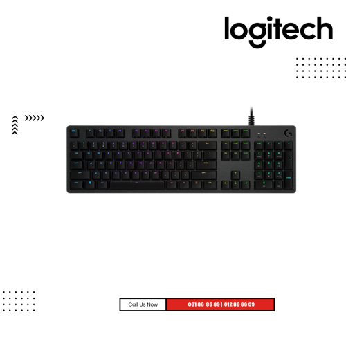 Keyboard Logitech | G512 Carbon RGB Mechanical Gaming , GX Blue (Clicky) - CARBON - US - APANZ