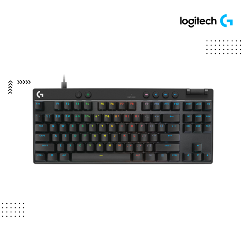 Keyboard Logitech | PRO X TKL RAPID  Gaming - BLACK - US - APANZ-122