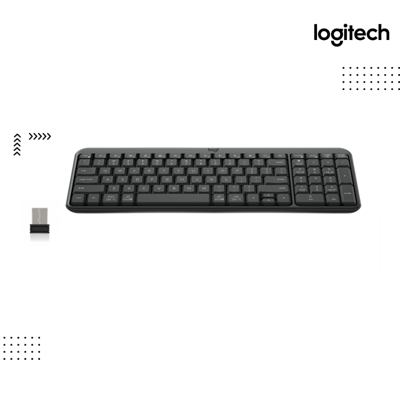 Keyboard Logitech | K250 - GRAPHITE ( Wireless USB )