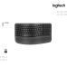 Keyboard Logitech  | Wave Keys  ergonomic  - Graphite5 -Wireless  USB