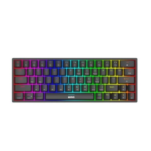 Keyboard Marvo | KG955W ( Wirless + Blutooth)  RGB Gaming ( Mechanical )