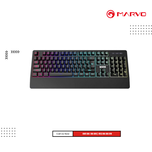 Keyboard Marvo | K635  Wire RGB Gaming