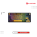 Keyboard Marvo | KG985W ( Wlireless + Bluetooth ) Gaming ( Mechanical )