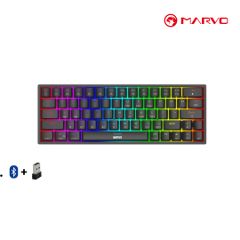 Keyboard Marvo | KG955W ( Wirless + Blutooth)  RGB Gaming ( Mechanical )