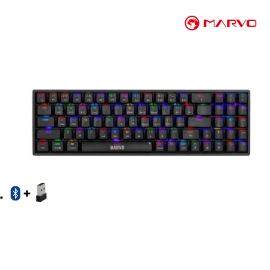 Keyboard Marvo | KG956W ( Wireless + Bluetooth )  RGB Gaming  ( Mechanical)
