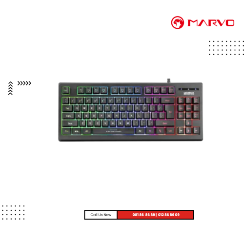 Keyboard Marvo | K607 Wired -RGB Gaming