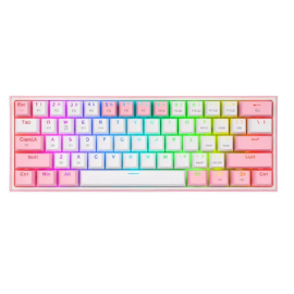 Keyboard Redragon | K616-RGB WP/Fizz Pro White/Pink, Wired , Gaming (  Bluetooth )