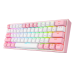 Keyboard Redragon | K616-RGB WP/Fizz Pro White/Pink, Wired , Gaming (  Bluetooth )