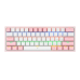 Keyboard Redragon |​ K617-R WP/Fizz Pro White/Pink, Wired Gaming