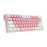 Keyboard Redragon |​ K617-R WP/Fizz Pro White/Pink, Wired Gaming