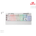 Keyboard Redragon | K512W Shiva White RGB Backlit Membrane Gaming