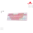 Keyboard Redragon |​ K617-R WP/Fizz Pro White/Pink, Wired Gaming