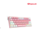 Keyboard Redragon |​ K617-R WP/Fizz Pro White/Pink, Wired Gaming