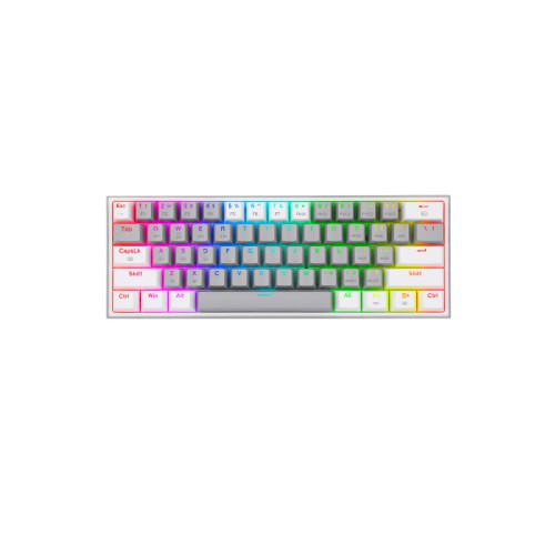 Keyboard  Redragon | K616-RGB GW/Fizz Pro Grey/White , Gaming 