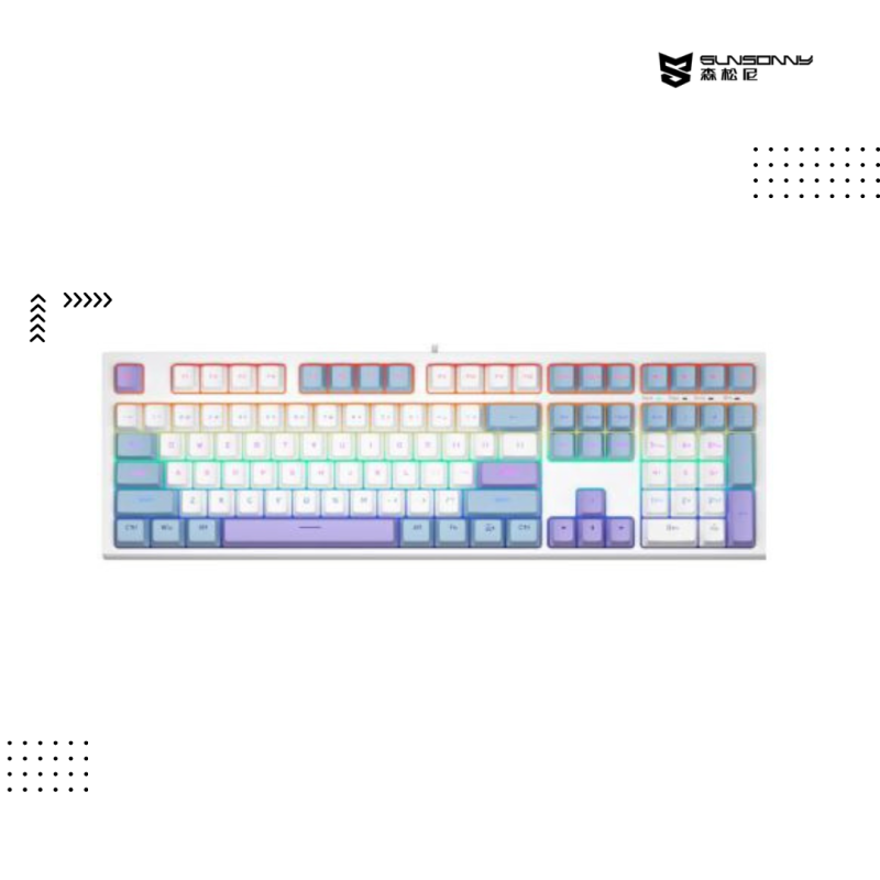 Keyboard SUNSONNY | N-J10 GAMING- Wire (Sea Salt ) Switch : Red