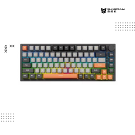 Keyboard SUNSONNY | N-J100 GAMING- Wire ( Black / Gray / Orange Mixed ) Switches : Magnetic