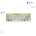 Keyboard SUNSONNY | N-J6PRO GAMING- Wire ( Green and White ) Switch : Jixian Blue