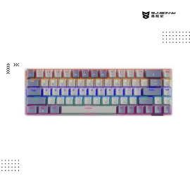 Keyboard SUNSONNY | N-J6PRO GAMING- Wire ( Gray Ombre )Switch : Jixian Brown