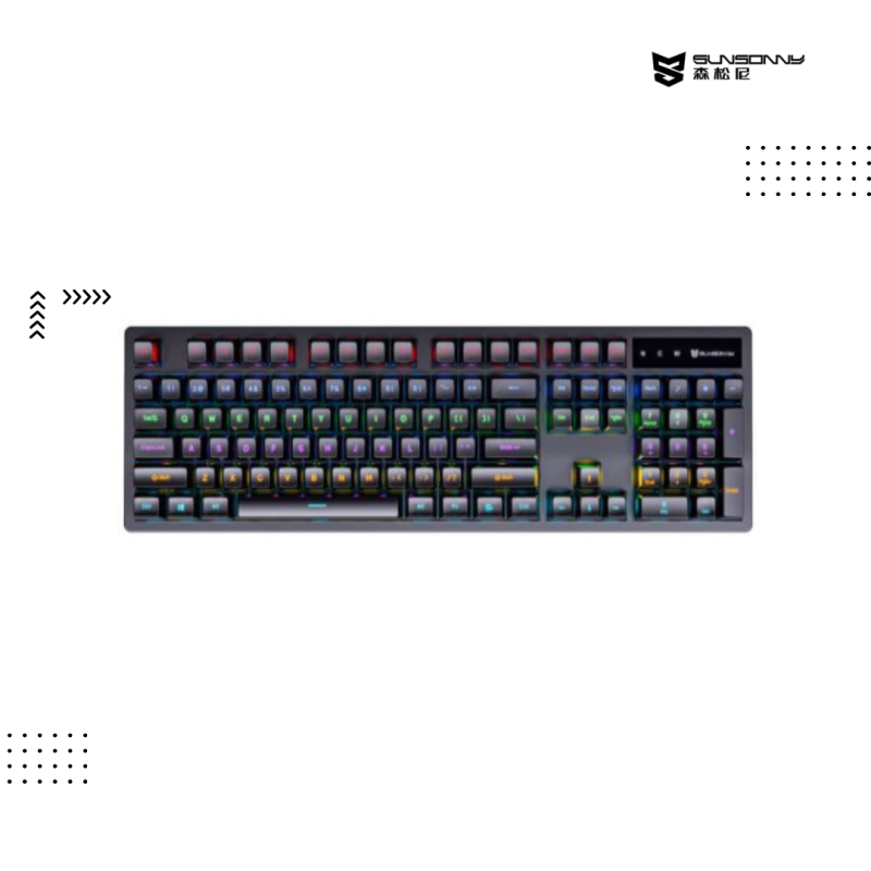 Keyboard SUNSONNY | N-J7Pro GAMING- Wire ( Black ) Switch : Jixian