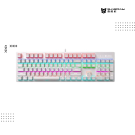 Keyboard SUNSONNY | N-J7Pro GAMING- Wire( White) Switch : Jixian