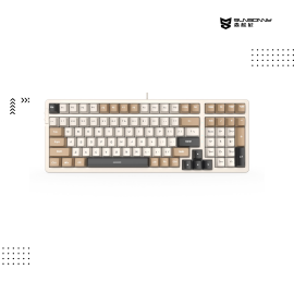Keyboard SUNSONNY | N-J80  Wired GAMING (Milky White / Brown / Gray ) Switch : Brown