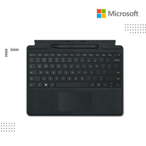 Keyborad Surface | Surface Pro X+8+9+10+11 Signature Type Cover Copilot+ Slim Pen Series 2 ( BLACK )