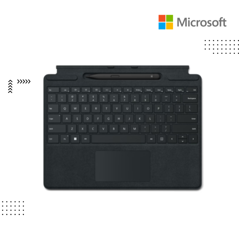 Keyborad Surface | Surface Pro X+8+9+10+11 Signature Type Cover Copilot+ Slim Pen Series 2 ( BLACK )