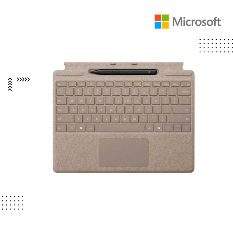 Keyborad Surface | Surface Pro X+8+9+10+11 Signature Type Cover Copilot+ Slim Pen Series 2 ( Dune )