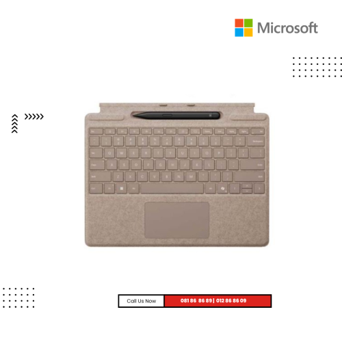 Keyborad Surface | Surface Pro X+8+9+10+11 Signature Type Cover Copilot+ Slim Pen Series 2 ( Dune )