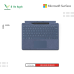 Keyborad Surface | Surface Pro X+8+9+10+11 Signature Type Cover Copilot+ Slim Pen Series 2 ( Sapphire   )