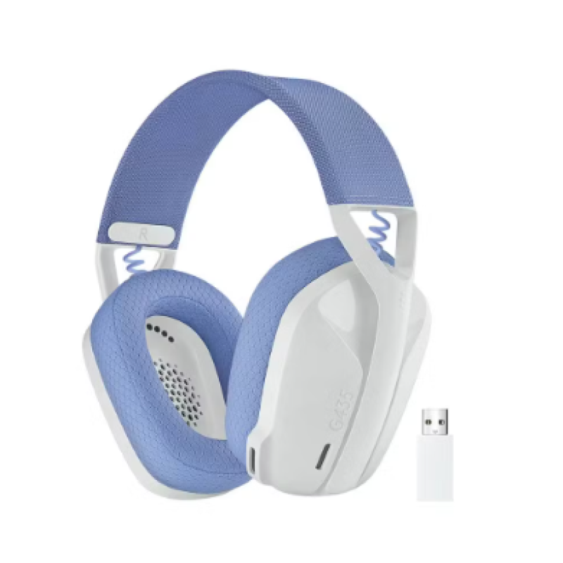 Headset Logitech | G435 Lightspeed Gaming  [ Wireless ] White 